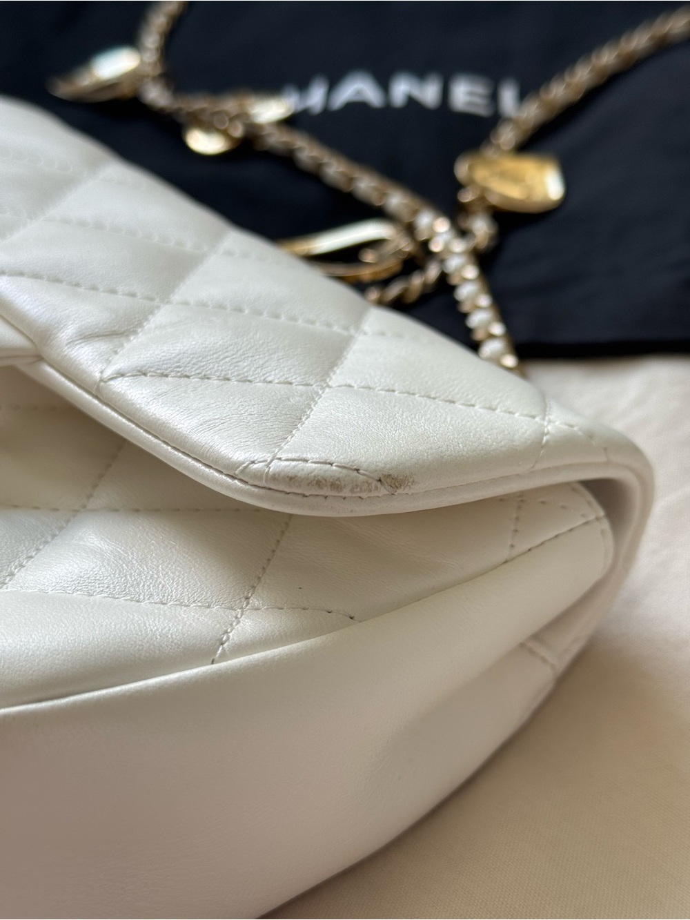 CHANEL Mini Classic Flap Heart Charm Bag with Gold Hardware - Picture 8 of 16